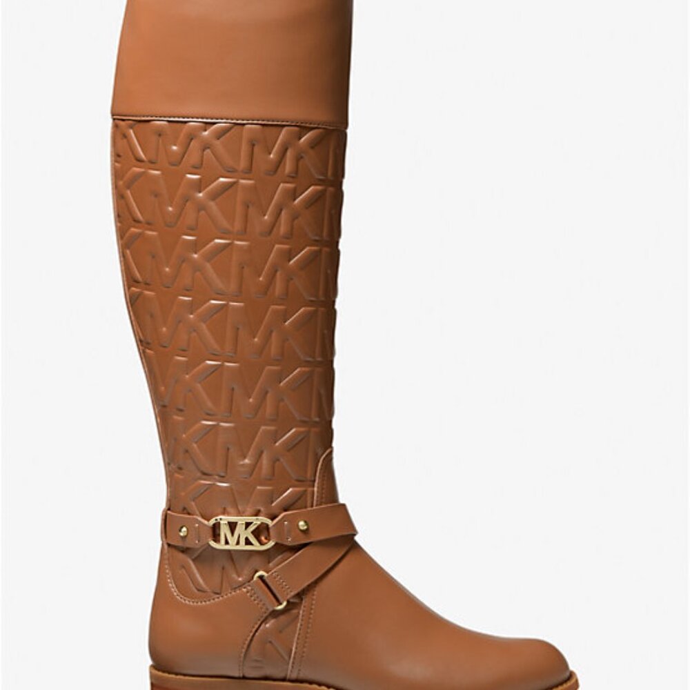 Michael Kors Kincaid Embossed Riding Boot size 10 M - Picture 10 of 11